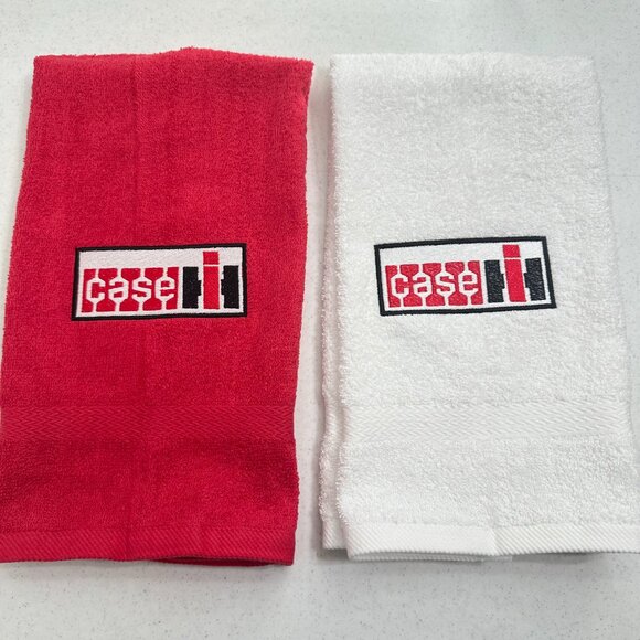 Case IH Towels Embroidered International Harvester Hand Towel Set Bathroom Home - Picture 3 of 9
